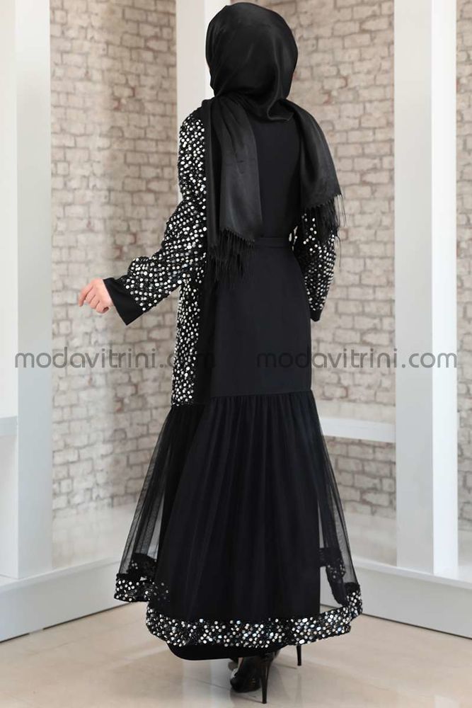 Pul Payet Detay Abaya MDV Collection