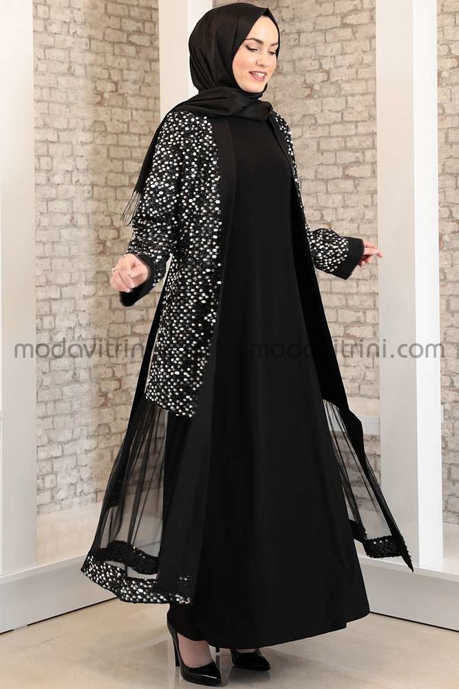 Pul Payet Detay Abaya MDV Collection